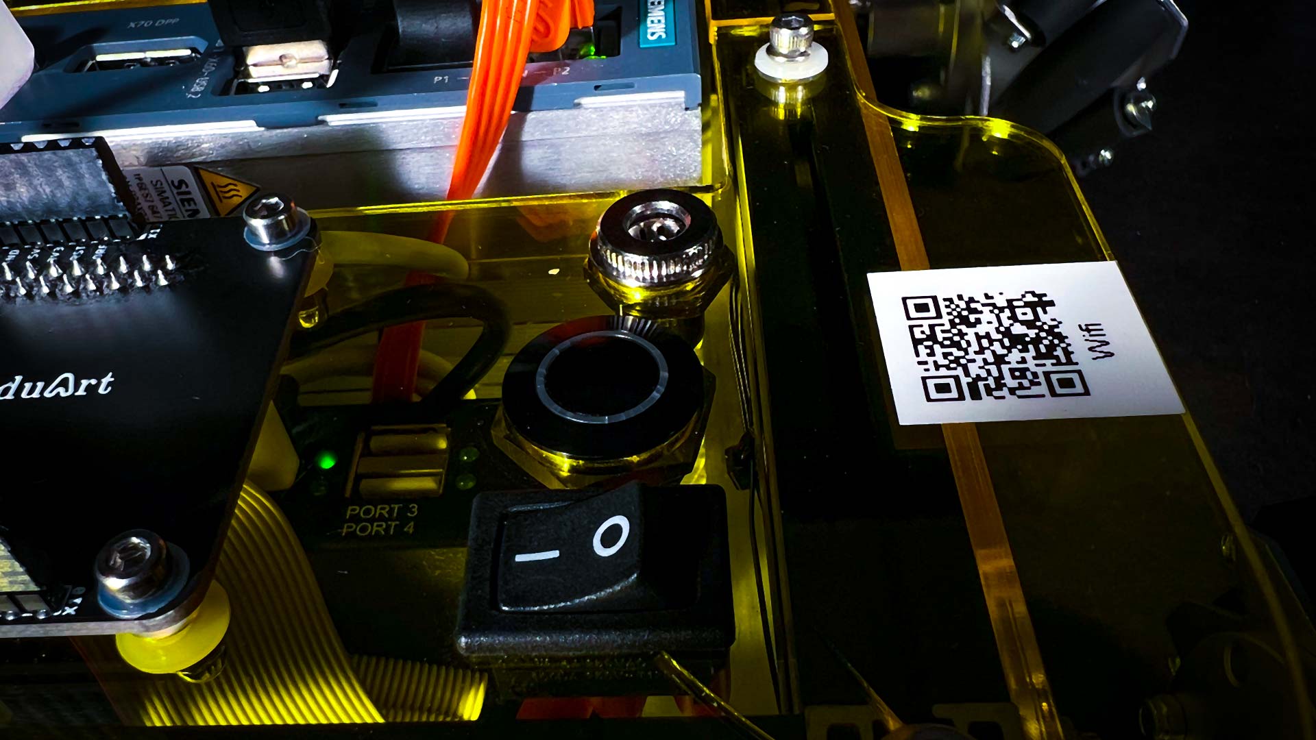 Yellow Power Switch